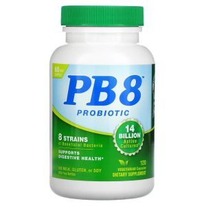 Пробиотики, PB 8 Probiotic, Nutrition Now, 8 штаммов, 120 капсул
