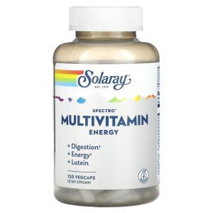 Мультивитамины для энергии,  Spectro Energy Multivitamin, Solaray, 120 кап.