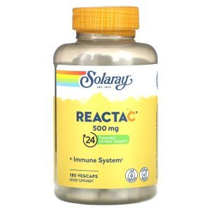 Витамин C, Reacta-C, Solaray, 500 мг, 180 капсул
