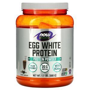 Яичный протеин, шоколад, Now Foods, 680 г