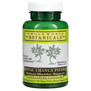 Поддержка почек и мочевого пузыря, Royal Chanca Piedra, Whole World Botanicals, 400 мг, 120 вегетарианских капсул