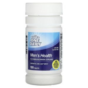 Витаминный комплекс для мужчин, Multivitamin Multimineral, по 1 в день, 21st Century, 100 таблеток
