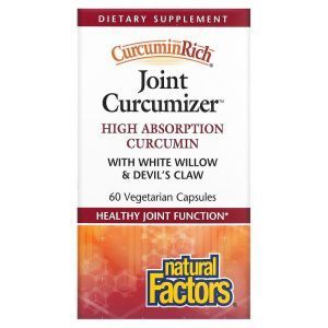 Куркумин для суставов, CurcuminRich, Joint Curcumizer, Natural Factors, 60 кап.