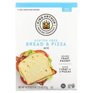 Смесь для хлеба и пиццы, Bread + Pizza Mix, King Arthur Flour, без глютена, 517 г