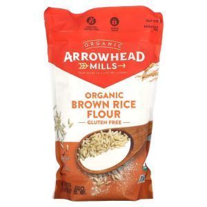 Мука из коричневого риса, Organic Brown Rice Flour, Arrowhead Mills, органик, без глютена, 680 г
