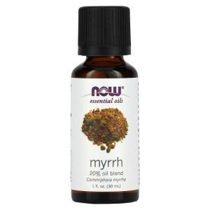 Эфирные масла (очищающая смесь), Myrrh Oil Blend, Now Foods, Essential Oils, мирра, 30 мл