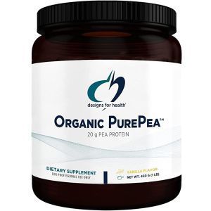 Протеин гороховый, PurePea, Designs for Health, органик, вкус ванили, порошок, 450 г