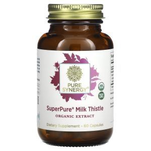 Расторопша, Pure Synergy, Super Pure Milk Thistle Organic Extract, The Synergy Company 60 капсул