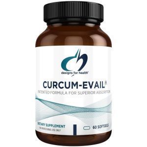 Куркуминоиды, Curcum-Evail, Designs for Health, 60 гелевых капсул