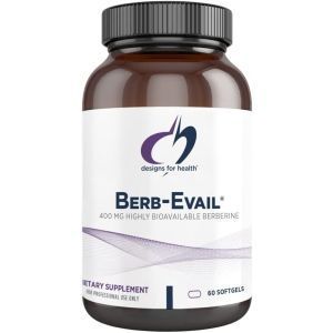 Берберин, Berb-Evail, Designs for Health, 400 мг, 60 гелевых капсул