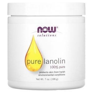 Ланолін, Pure Lanolin, Now Foods, Solutions, чистий, 198 гр