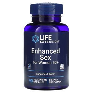 Поддержка сексуального здоровья для женщин 50+ Enhanced Sex, Life Extension, 90 вегетарианских капсул
