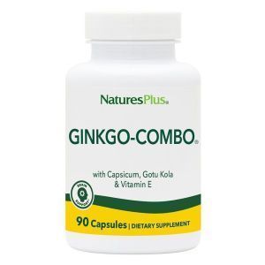  Гинкго Билоба комбо, Ginkgo-Combo, Nature's Plus, 90 капсул