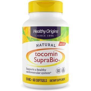 Витамин Е, Tocomin SupraBio, Healthy Origins, 50 мг, 60 капсул