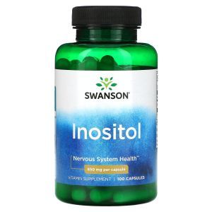 Инозитол,  Inositol, Swanson, 650 мг, 100 капсул