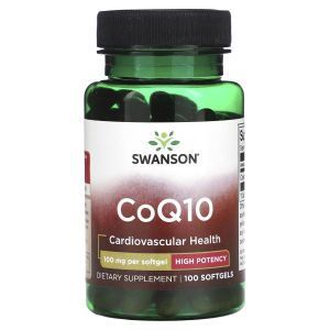 Ультра коэнзим Q10, Ultra CoQ10, Swanson, 100 мг, 100 гелевых капсул