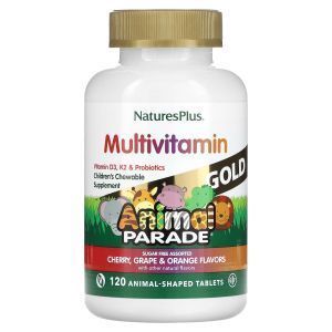 Витамины для детей (Children's Multi-Vitamin), Nature's Plus, Animal Parade, ассорти вкусов, 120 животных