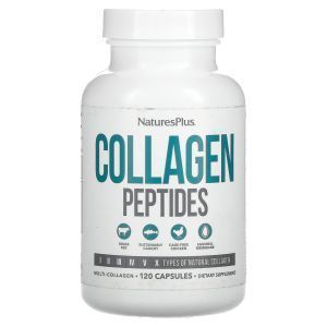 Коллагеновые пептиды, Collagen Peptides, Nature's Plus, 120 капсул