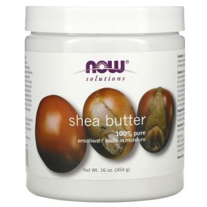 Масло ши, Shea Butter, Now Foods, Solutions, 454 г