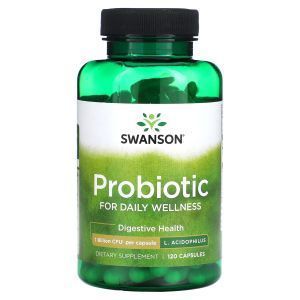 Пробиотик, Probiotic, Swanson, 1 млрд КОЕ, 120 капсул