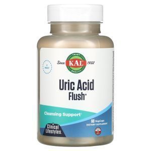 Очиститель мочевой кислоты, Uric Acid Flush, KAL, 60 вегетарианских капсул