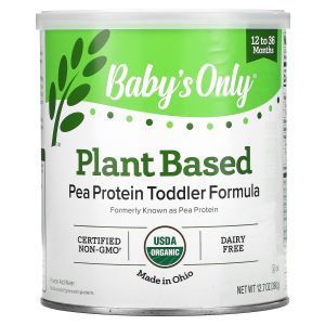 Смесь для малышей с гороховым протеином, Plant Based Pea Protein Toddler Formula, Nature's One, Baby's Only, на растительной основе, от 12 до 36 месяцев, 360 г

