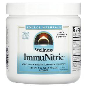 Иммунная поддержка, Wellness, ImmuNitric, Source Naturals, порошок, 226.8 г