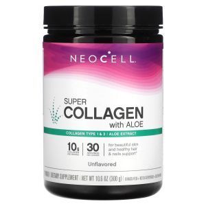 Супер коллаген, Super Collagen, Neocell, порошок, без вкуса, 300 г