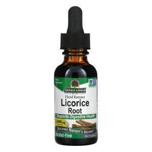 Корень солодки (Licorice), Nature's Answer, без спирта, 2000 мг, 30 мл.