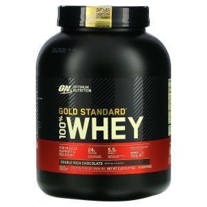 Сывороточный протеин (Whey Gold Standard), Optimum Nutrition,  с насыщенным шоколадным вкусом, 2.27 кг