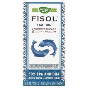 Рыбий жир в капсулах, Fish Oil, Nature's Way, 180 капсул