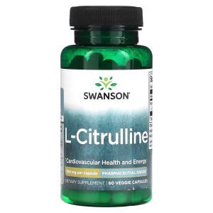 L-цитруллин, L-Citrulline, Swanson, 850 мг, 60 вегетарианских капсул