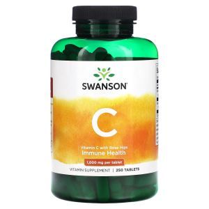 Витамин C с шиповником, Vitamin C, Swanson, 1000 мг, 250 таблеток