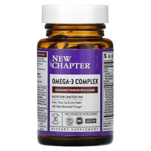 Омега-3 комплекс, Omega-3 Complex, New Chapter, 30 гелевых капсул
