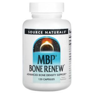 Поддержка плотности костей, MBP Bone Renew, Source Naturals, 120 капсул