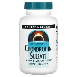 Хондроитин сульфат, Chondroitin Sulfate, Source Naturals, 600 мг, 120 таблеток

