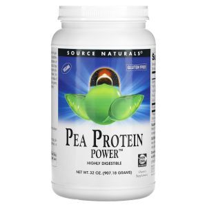 Гороховый протеин, Pea Protein Power, Source Naturals, 907.18 гр
