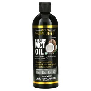 Масло МСТ, MCT Oil, Sports Research, органическое, без вкуса, 946 мл

