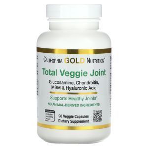 Глюкозамин, хондроитин и МСМ, Total Veggie Joint, California Gold Nutrition, 90 капсул
