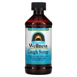 Сироп от кашля, Cough Syrup, Wellness, Source Naturals, 236 мл.
