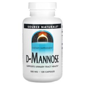 D-Манноза, D-Mannose, Source Naturals, 500 мг, 120 капсул