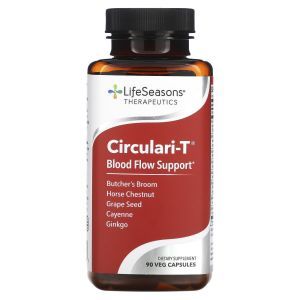 Поддержка кровообращения, Circulari-T, LifeSeasons, 90 вегетарианских капсул