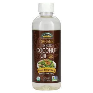 Кокосовое масло, Coconut Oil, Now Foods, органическое, жидкое, чистый кокосовый вкус, 473 мл