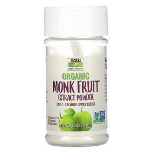 Экстракт архата, Organic Monk Fruit Extract Powder, Now Foods, 19,85 г