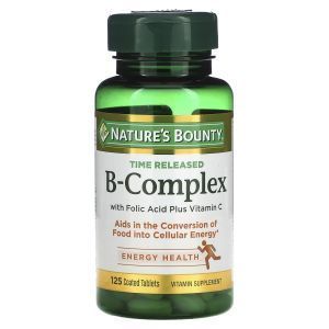 Витамин В, B-Complex, Nature's Bounty, комплекс, 125 таблеток