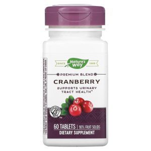 Клюква, Cranberry, Nature's Way, премиум смесь, 60 таблеток