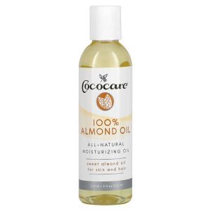 Масло сладкого миндаля, Almond Oil, Cococare, 100% натуральное, 118 мл