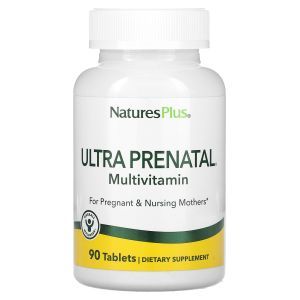  Мультивитамины для беременных, Ultra Prenatal Multivitamin, NaturesPlus, 90 таблеток
