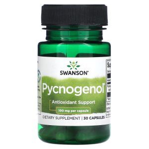 Пикногенол, Pycnogenol, Swanson, 100 мг, 30 капсул
