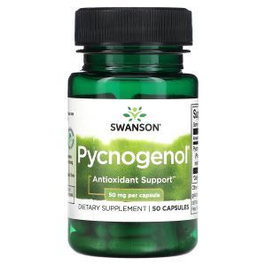 Пикногенол, Pycnogenol, Swanson, 50 мг, 50 капсул

